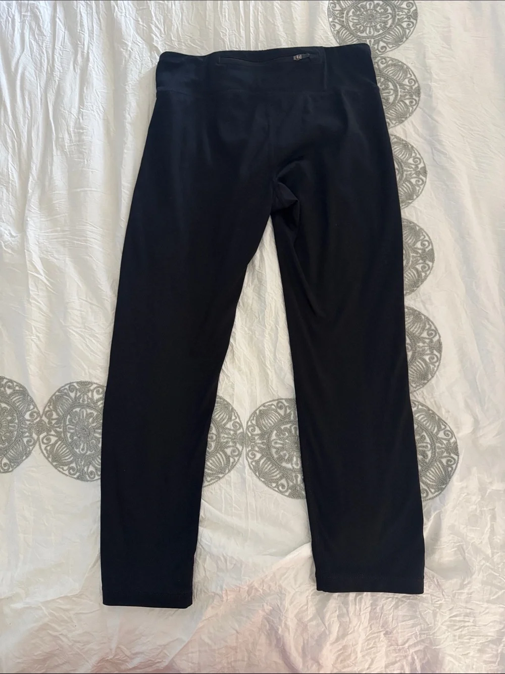 Nike Black Athletic Leggings with Swoosh